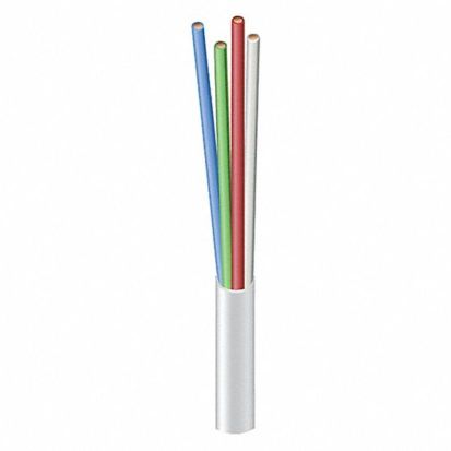 Coleman Cable CCI® Barostat™ 553040401 55304 Type CL2 Thermostat Cable, 150 VAC, (4) 18 AWG Bare Solid Copper Conductors, 250 ft Reel L
